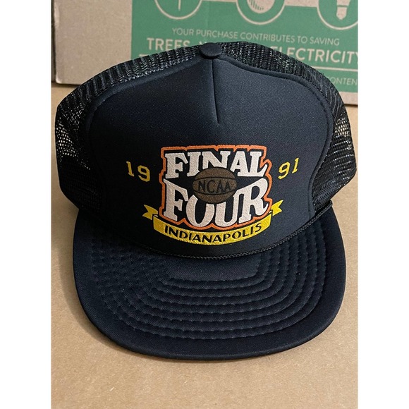 Vintage Final Four NCAA 1991 Indianapolis Hat Snapback Cap Black - Picture 1 of 5